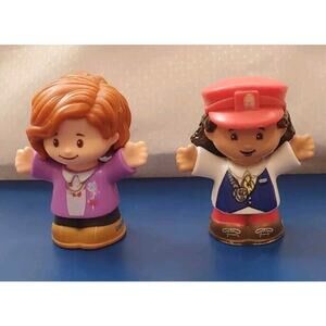 Fisher-Price Little People 2016 Mom 2016 Train Conductor Figures Flaws